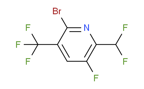 AM127029 | 1806830-10-3 | 2-Bromo-6-(difluoromethyl)-5-fluoro-3-(trifluoromethyl)pyridine
