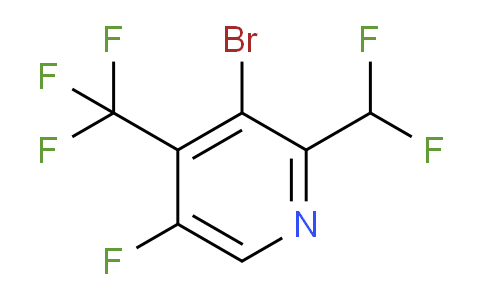 AM127031 | 1804636-96-1 | 3-Bromo-2-(difluoromethyl)-5-fluoro-4-(trifluoromethyl)pyridine