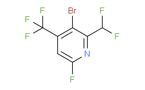 AM127032 | 1804847-19-5 | 3-Bromo-2-(difluoromethyl)-6-fluoro-4-(trifluoromethyl)pyridine