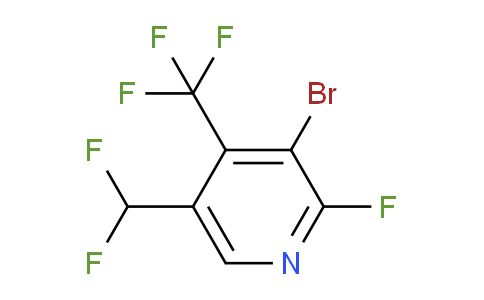 AM127036 | 1806911-55-6 | 3-Bromo-5-(difluoromethyl)-2-fluoro-4-(trifluoromethyl)pyridine