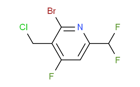 AM127065 | 1806910-57-5 | 2-Bromo-3-(chloromethyl)-6-(difluoromethyl)-4-fluoropyridine