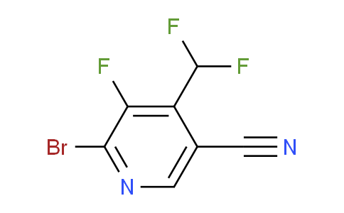 AM127070 | 1806992-71-1 | 2-Bromo-5-cyano-4-(difluoromethyl)-3-fluoropyridine