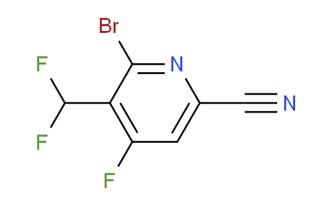 AM127072 | 1804659-78-6 | 2-Bromo-6-cyano-3-(difluoromethyl)-4-fluoropyridine