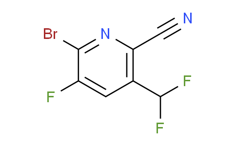 AM127074 | 1805366-64-6 | 2-Bromo-6-cyano-5-(difluoromethyl)-3-fluoropyridine
