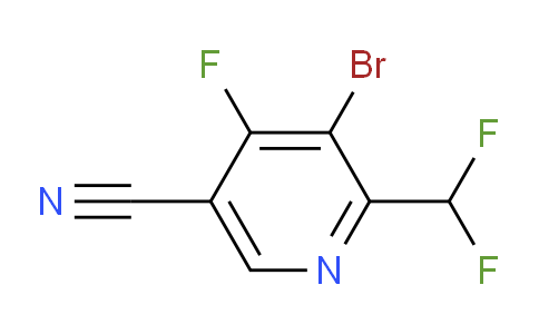 AM127081 | 1805366-84-0 | 3-Bromo-5-cyano-2-(difluoromethyl)-4-fluoropyridine