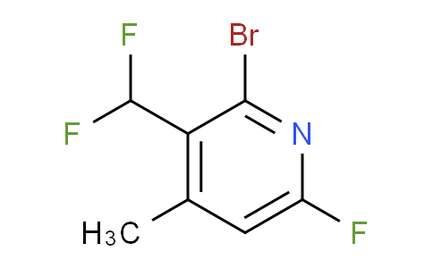 2-Bromo-3-(difluoromethyl)-6-fluoro-4-methylpyridine
