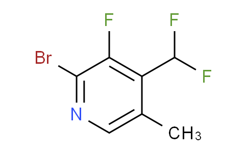 2-Bromo-4-(difluoromethyl)-3-fluoro-5-methylpyridine