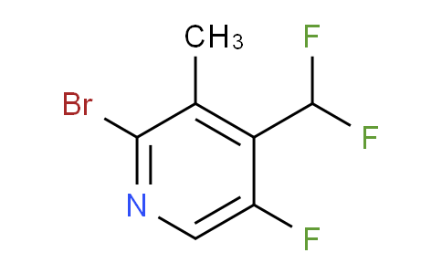2-Bromo-4-(difluoromethyl)-5-fluoro-3-methylpyridine
