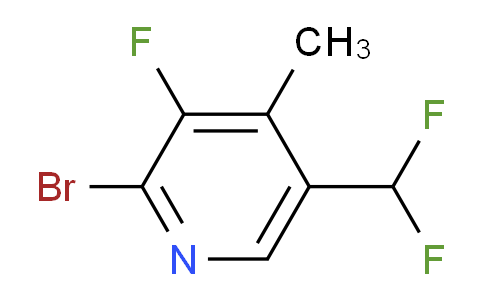 2-Bromo-5-(difluoromethyl)-3-fluoro-4-methylpyridine