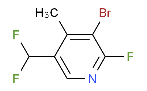 AM127115 | 1806829-16-2 | 3-Bromo-5-(difluoromethyl)-2-fluoro-4-methylpyridine