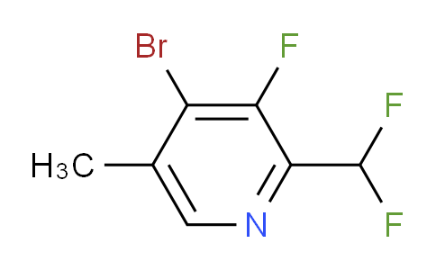 AM127118 | 1806907-21-0 | 4-Bromo-2-(difluoromethyl)-3-fluoro-5-methylpyridine