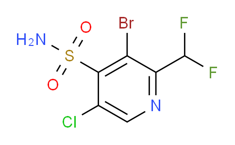 AM127125 | 1804658-90-9 | 3-Bromo-5-chloro-2-(difluoromethyl)pyridine-4-sulfonamide