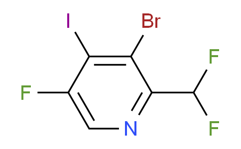 3-Bromo-2-(difluoromethyl)-5-fluoro-4-iodopyridine