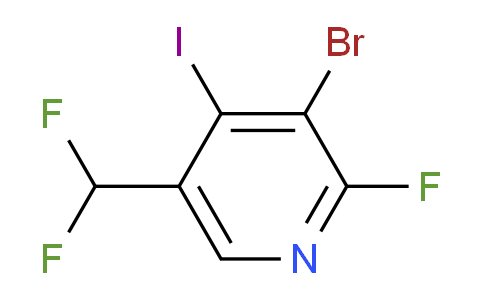 AM127144 | 1806052-67-4 | 3-Bromo-5-(difluoromethyl)-2-fluoro-4-iodopyridine