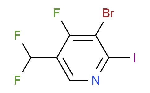 AM127145 | 1806828-62-5 | 3-Bromo-5-(difluoromethyl)-4-fluoro-2-iodopyridine