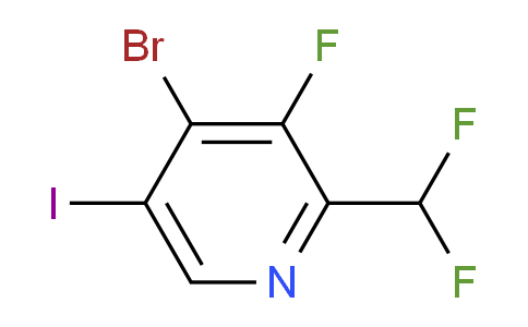 AM127147 | 1804493-78-4 | 4-Bromo-2-(difluoromethyl)-3-fluoro-5-iodopyridine