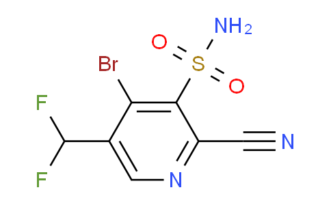 AM127182 | 1804845-20-2 | 4-Bromo-2-cyano-5-(difluoromethyl)pyridine-3-sulfonamide