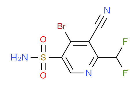 AM127184 | 1806992-40-4 | 4-Bromo-3-cyano-2-(difluoromethyl)pyridine-5-sulfonamide