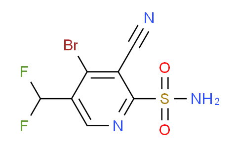 AM127185 | 1806902-83-9 | 4-Bromo-3-cyano-5-(difluoromethyl)pyridine-2-sulfonamide