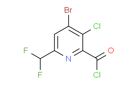 AM127186 | 1805162-64-4 | 4-Bromo-3-chloro-6-(difluoromethyl)pyridine-2-carbonyl chloride