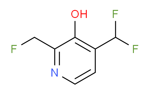 4-(Difluoromethyl)-2-(fluoromethyl)-3-hydroxypyridine