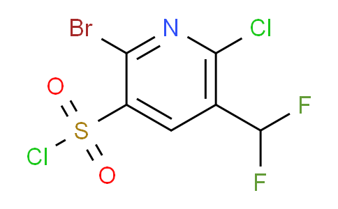 AM127201 | 1806845-42-0 | 2-Bromo-6-chloro-5-(difluoromethyl)pyridine-3-sulfonyl chloride