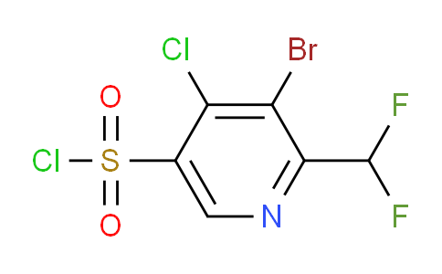 AM127205 | 1806845-55-5 | 3-Bromo-4-chloro-2-(difluoromethyl)pyridine-5-sulfonyl chloride