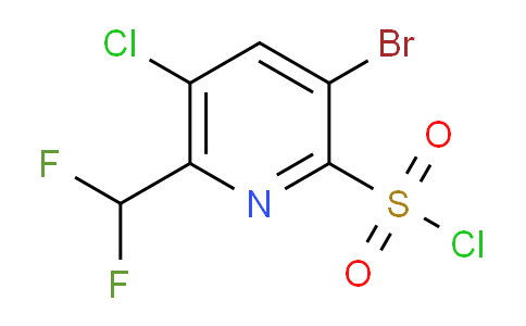 AM127210 | 1805398-61-1 | 3-Bromo-5-chloro-6-(difluoromethyl)pyridine-2-sulfonyl chloride