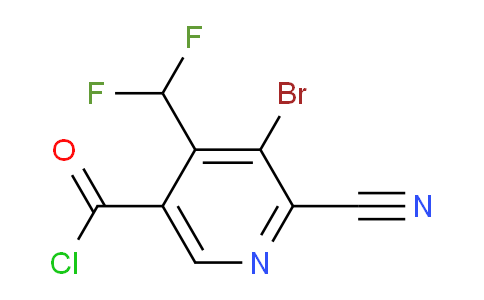 AM127212 | 1806902-55-5 | 3-Bromo-2-cyano-4-(difluoromethyl)pyridine-5-carbonyl chloride