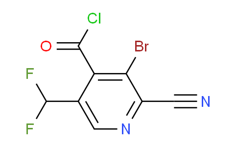 AM127213 | 1805359-13-0 | 3-Bromo-2-cyano-5-(difluoromethyl)pyridine-4-carbonyl chloride