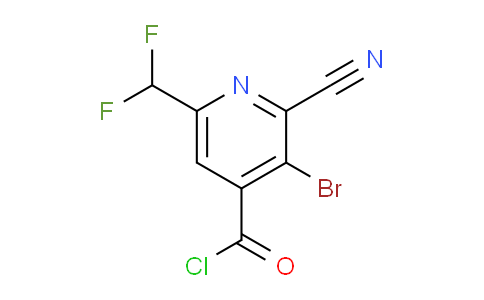 AM127214 | 1806056-94-9 | 3-Bromo-2-cyano-6-(difluoromethyl)pyridine-4-carbonyl chloride