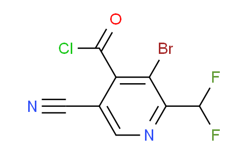 AM127218 | 1806826-58-3 | 3-Bromo-5-cyano-2-(difluoromethyl)pyridine-4-carbonyl chloride