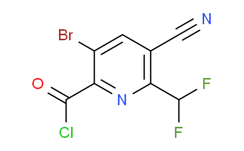 AM127220 | 1804912-11-5 | 3-Bromo-5-cyano-6-(difluoromethyl)pyridine-2-carbonyl chloride