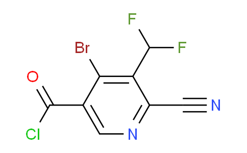 AM127221 | 1805359-30-1 | 4-Bromo-2-cyano-3-(difluoromethyl)pyridine-5-carbonyl chloride