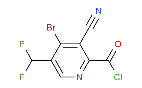 AM127225 | 1805359-34-5 | 4-Bromo-3-cyano-5-(difluoromethyl)pyridine-2-carbonyl chloride