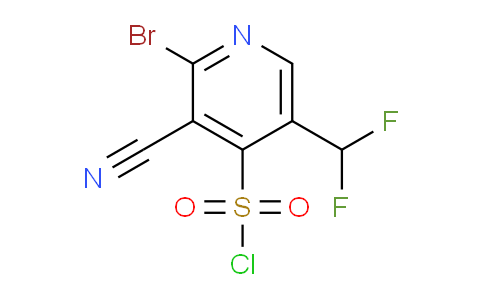 AM127231 | 1806057-27-1 | 2-Bromo-3-cyano-5-(difluoromethyl)pyridine-4-sulfonyl chloride