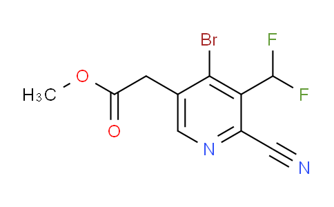 AM127236 | 1806918-80-8 | Methyl 4-bromo-2-cyano-3-(difluoromethyl)pyridine-5-acetate