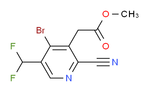AM127237 | 1806833-12-4 | Methyl 4-bromo-2-cyano-5-(difluoromethyl)pyridine-3-acetate