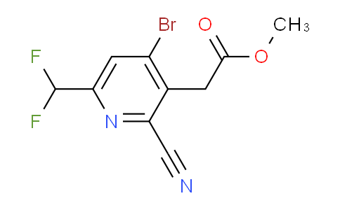 AM127238 | 1807000-73-2 | Methyl 4-bromo-2-cyano-6-(difluoromethyl)pyridine-3-acetate
