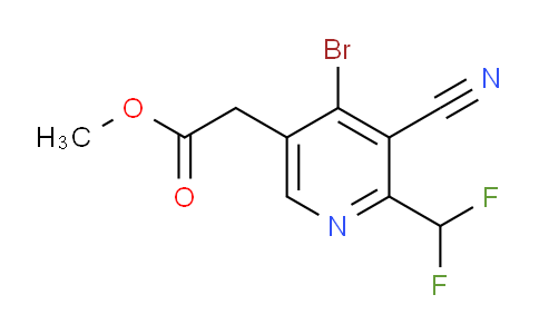 AM127239 | 1806833-23-7 | Methyl 4-bromo-3-cyano-2-(difluoromethyl)pyridine-5-acetate