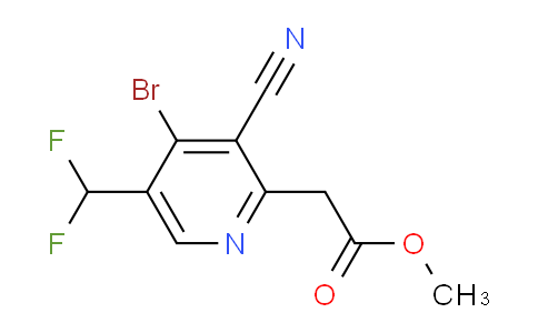 AM127240 | 1806833-30-6 | Methyl 4-bromo-3-cyano-5-(difluoromethyl)pyridine-2-acetate