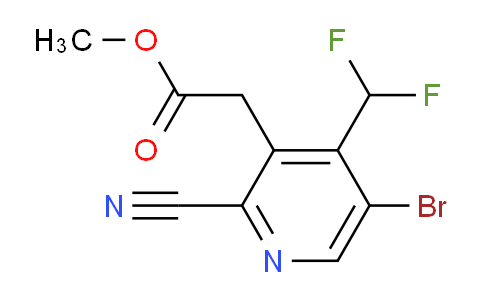 AM127243 | 1806918-94-4 | Methyl 5-bromo-2-cyano-4-(difluoromethyl)pyridine-3-acetate