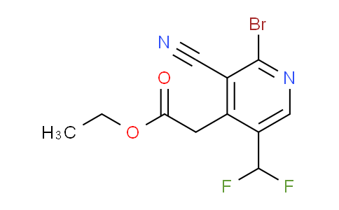 AM127246 | 1805425-23-3 | Ethyl 2-bromo-3-cyano-5-(difluoromethyl)pyridine-4-acetate