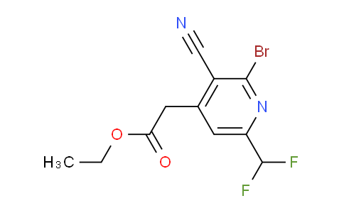 AM127247 | 1805389-10-9 | Ethyl 2-bromo-3-cyano-6-(difluoromethyl)pyridine-4-acetate