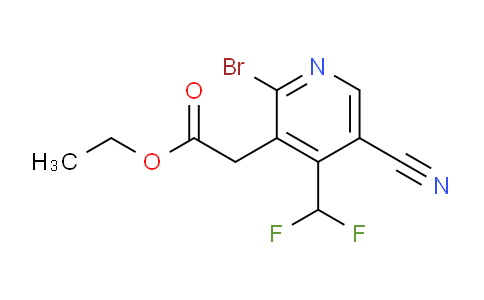 AM127252 | 1806919-40-3 | Ethyl 2-bromo-5-cyano-4-(difluoromethyl)pyridine-3-acetate