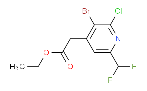 AM127269 | 1805434-94-9 | Ethyl 3-bromo-2-chloro-6-(difluoromethyl)pyridine-4-acetate
