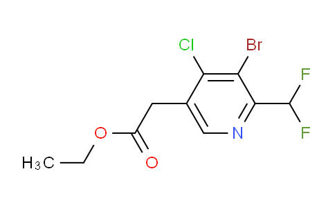 AM127270 | 1805005-92-8 | Ethyl 3-bromo-4-chloro-2-(difluoromethyl)pyridine-5-acetate