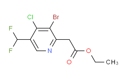 AM127271 | 1805385-95-8 | Ethyl 3-bromo-4-chloro-5-(difluoromethyl)pyridine-2-acetate