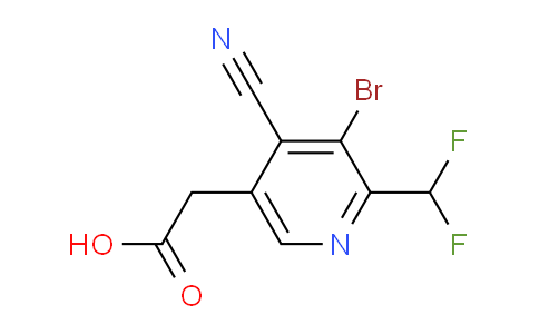 AM127279 | 1804844-07-2 | 3-Bromo-4-cyano-2-(difluoromethyl)pyridine-5-acetic acid