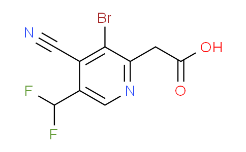 AM127280 | 1805432-56-7 | 3-Bromo-4-cyano-5-(difluoromethyl)pyridine-2-acetic acid
